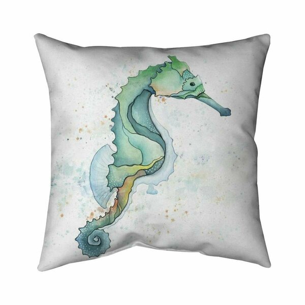 Fondo 20 x 20 in. Sea Horse-Double Sided Print Indoor Pillow FO2774156